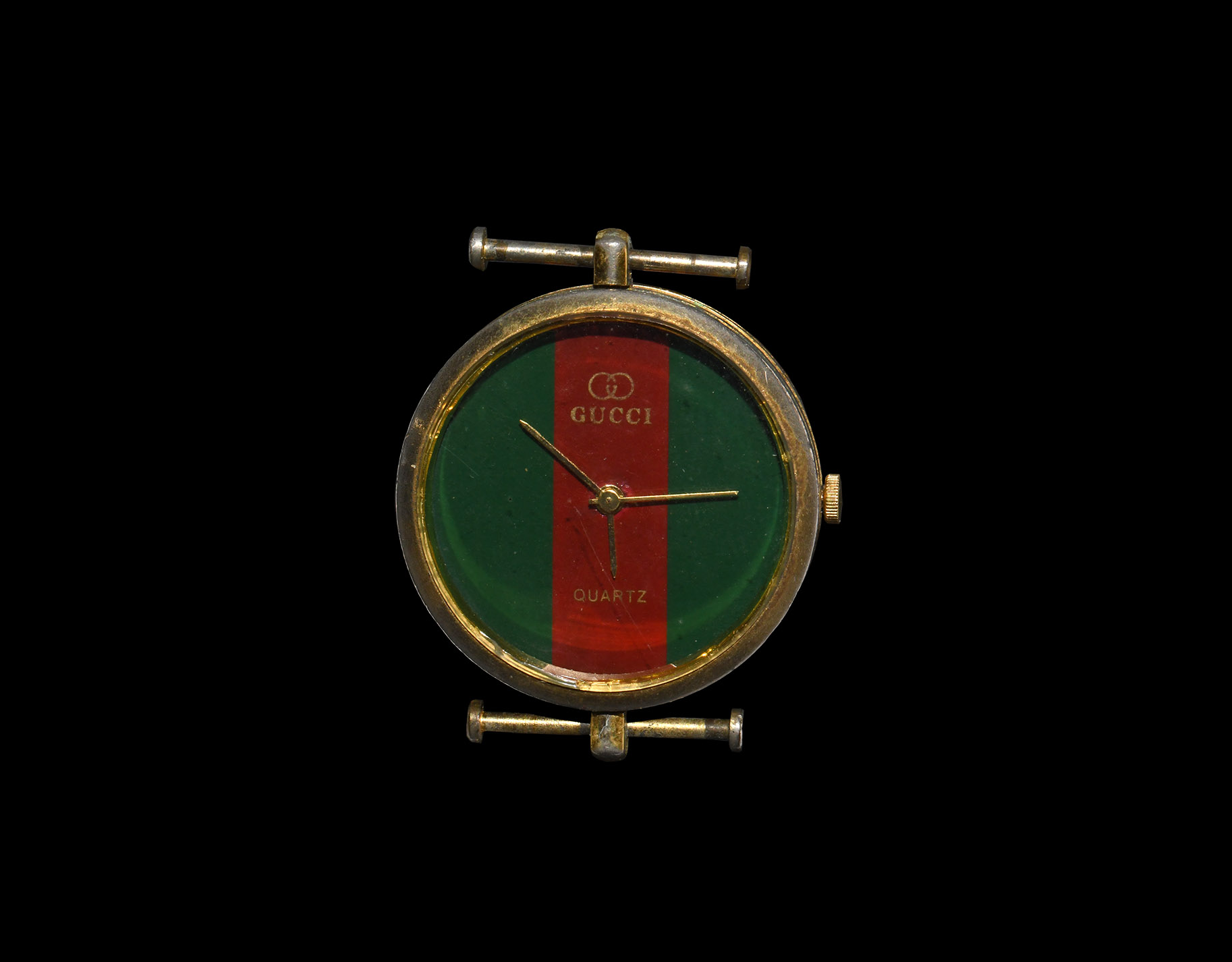 Vintage Red and Green Gucci Watch