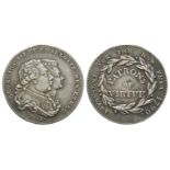 George III - 1790 - Silver Patrons of Virtue Medalet