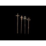 Byzantine Cross-Headed Pin Collection