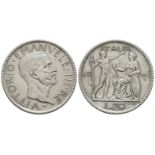 Italy - Vittorio Emanuele III - 1927R - 20 Lire