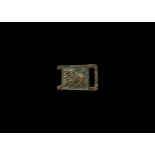Medieval Belt Plate with Lion