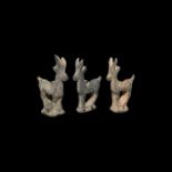 Western Asiatic Luristan Antelope Statuette Collection