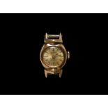 Vintage Ladies Automatic Gold Delma Watch