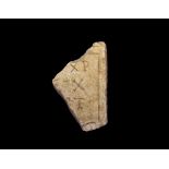 Graeco-Roman Temple Plaque Fragment
