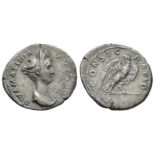 Matidia (under Hadrian) - Eagle Denarius