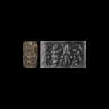 Western Asiatic Figural Cylinder Seal