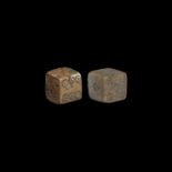 Roman Bone Dice Pair