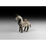 Chinese Han Standing Horse Statuette