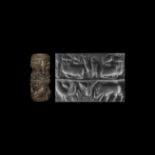 Western Asiatic Cylinder Seal with Animals