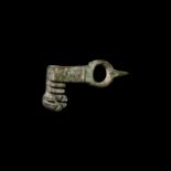 Roman Key with looped Handle