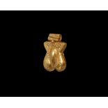 Roman Gold Phallic Pendant