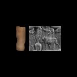 Western Asiatic Cylinder Seal with Boar