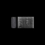 Western Asiatic Figural Cylinder Seal