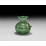 Roman Green Glass Vessel