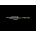 Bronze Age Socketted Spearhead