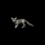 Post Medieval Fox Statuette