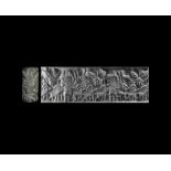 Western Asiatic Cylinder Seal with Pastoral Scene