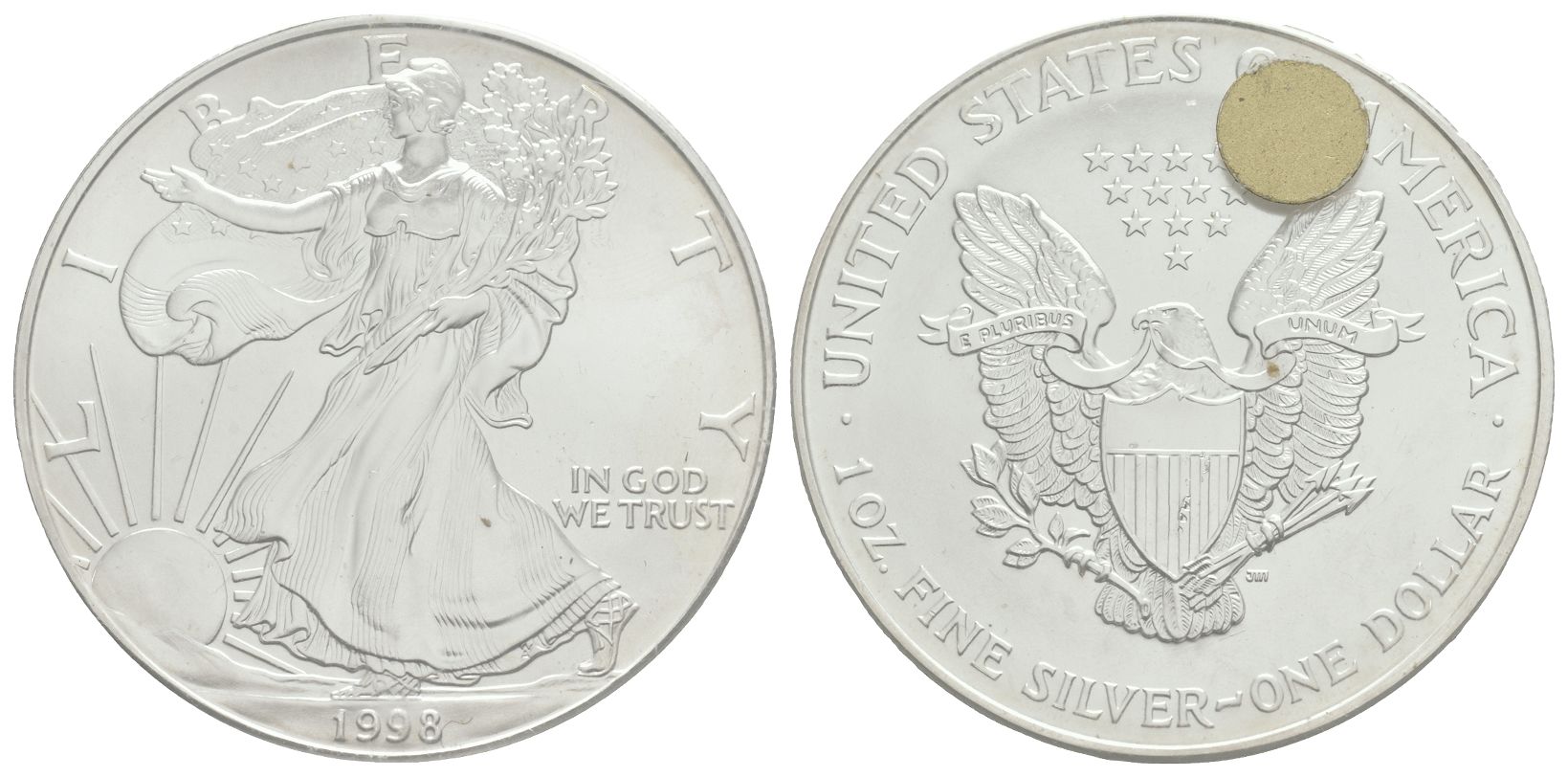 USA - 1998 - Silver Bullion 1 Ounce Dollar