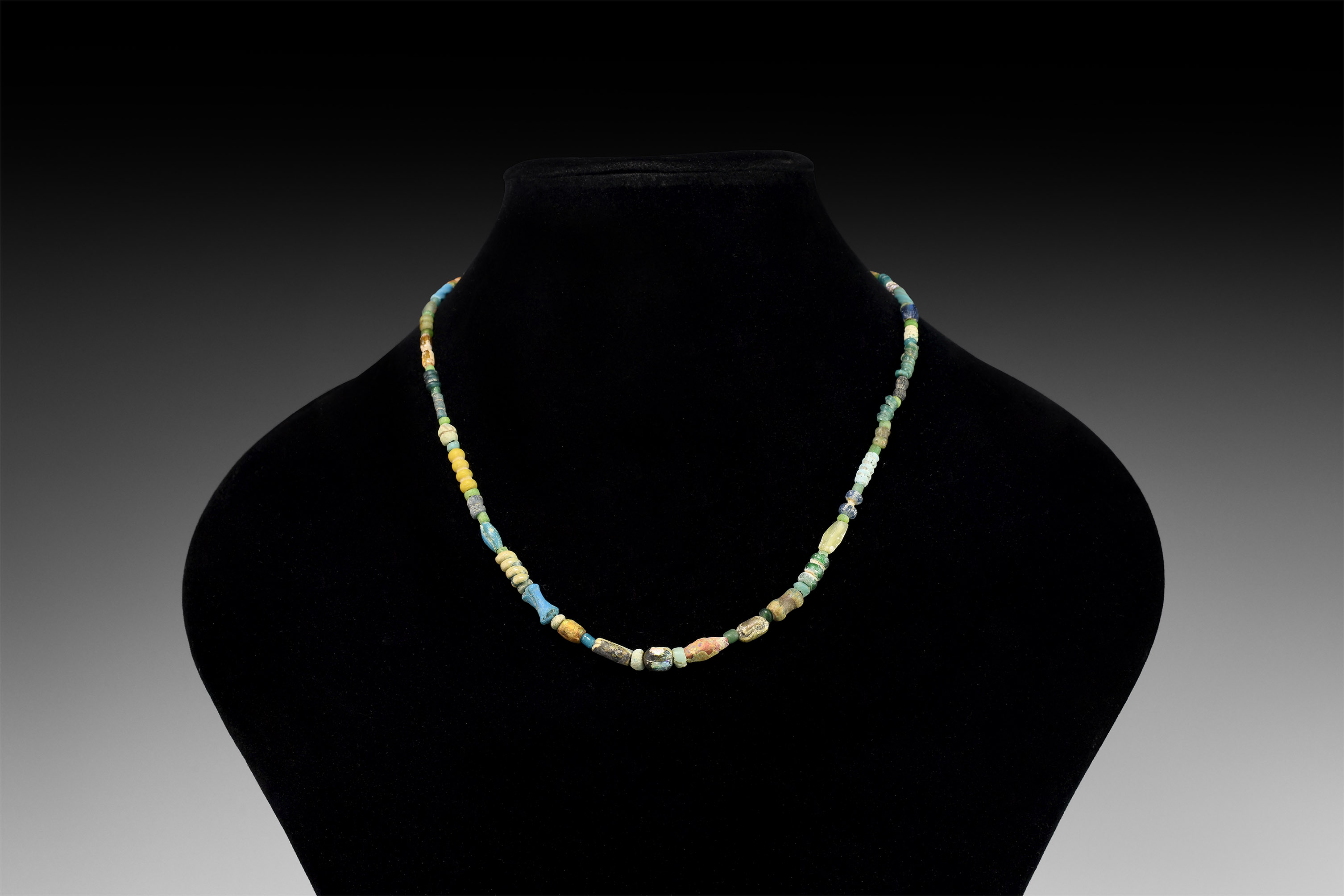 Egyptian Mixed Glass Bead Necklace