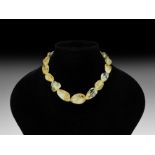 Natural History - Citrine Bead Necklace String