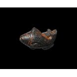 Roman Glass Fish Bead