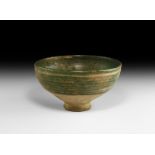 Islamic Green Glazed Bowl