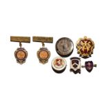 Kent Related Enamelled Badges [7]