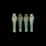 Egyptian Hieroglyphic Shabti Group