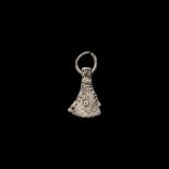 Viking Silver Axehead Pendant