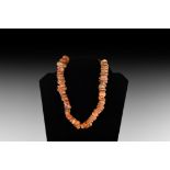 Viking Amber Bead Necklace