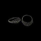 Viking Silver Plaited Ring