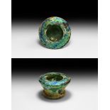 Roman Blue Glass Vessel