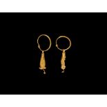 Roman Gold Earring Pair