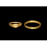 Roman Gold Ring Group