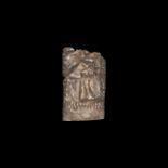 Western Asiatic Silver Plaque with Figure