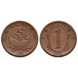 Germany - Meissen - 1921 - Ceramic 1 Mark Token