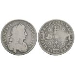 Charles II - 1670 V SECVNDO - E over R in ET Halfcrown