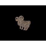 Indus Valley Stamp Seal with Ibex