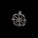 Roman Silver Openwork Brooch