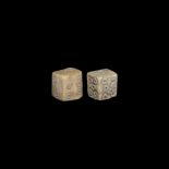 Roman Bone Dice Pair