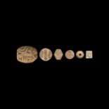 Indus Valley Decorated Bead and Seal Collection