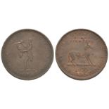 USA - Roman Firmness - 1841 - Hard Times Token Cent