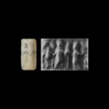 Western Asiatic Figural Cylinder Seal