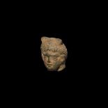 Roman Mercury Statuette Head