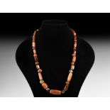 Natural History - Carnelian and Other Bead Necklace