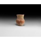 Roman Redware Flask