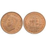 South Africa - George VI - 1950 - Penny