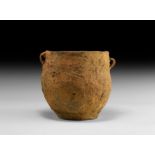 Neolithic Twin-Handled Vessel