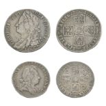 George I to George II - 1723 SSC/1745 - Sixpence and Shilling [2]