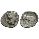 Lucania - Thourioi - Butting Bull Stater